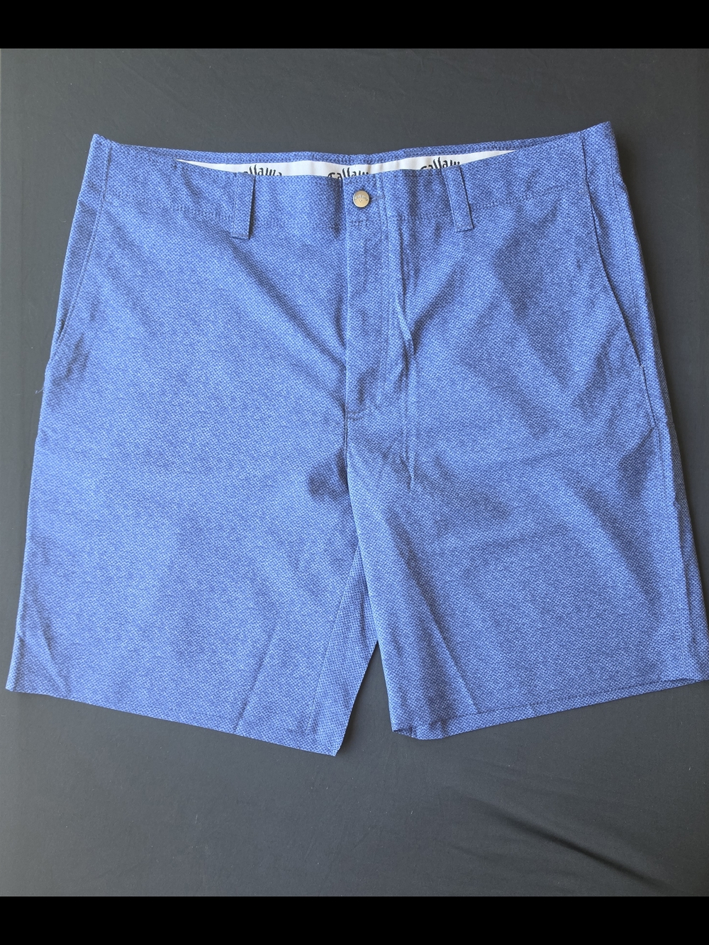 *NWOT* Callaway Men's Heathered Blue Golf Shorts